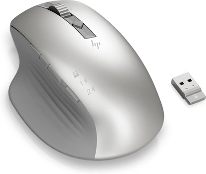 HP 1D0K9AA#ABB 930 Creator Wireless Mouse – 3000 DPI, 7 Programmable Buttons, Silver