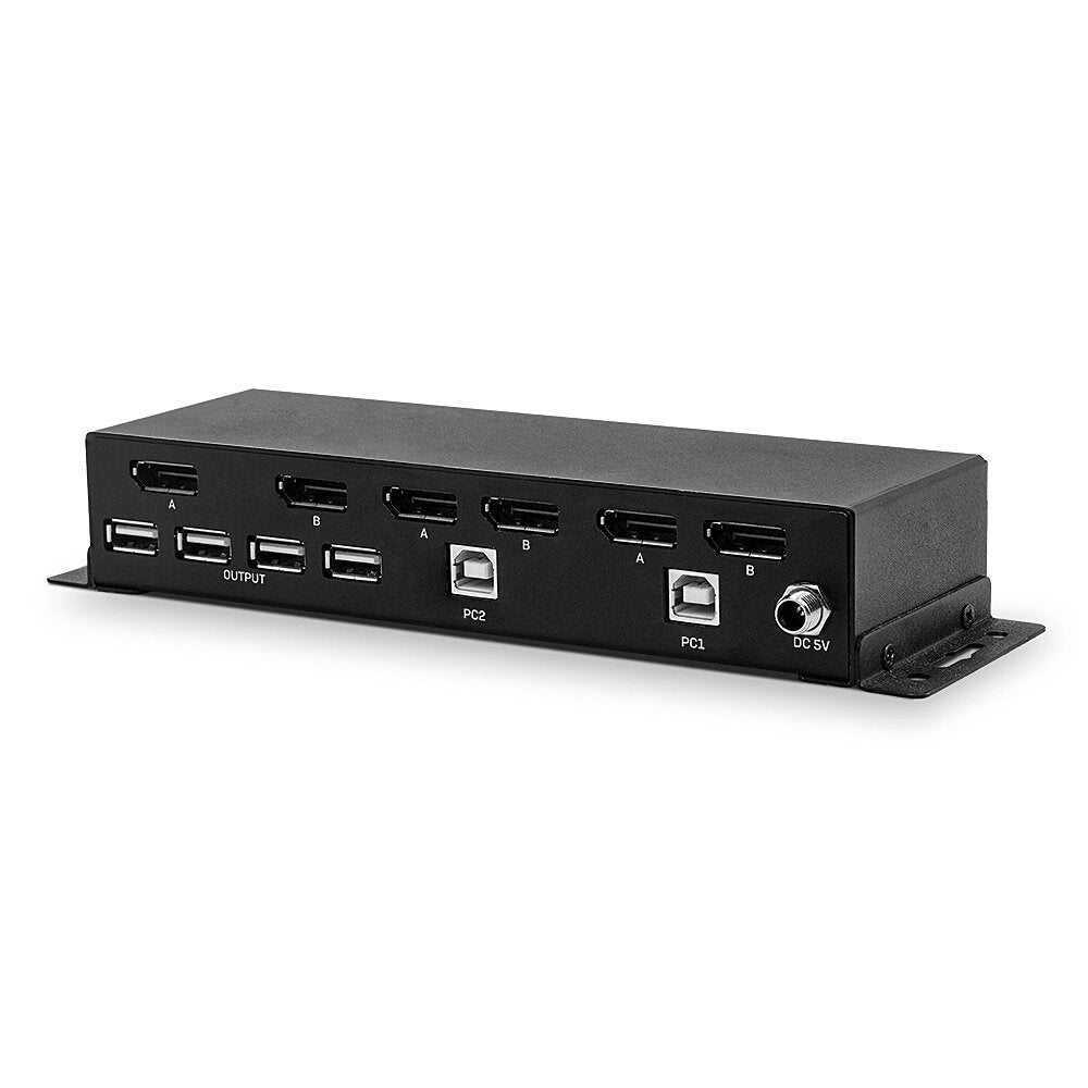 Lindy 39306 2 Port Dual Head DisplayPort 1.2 KVM Switch