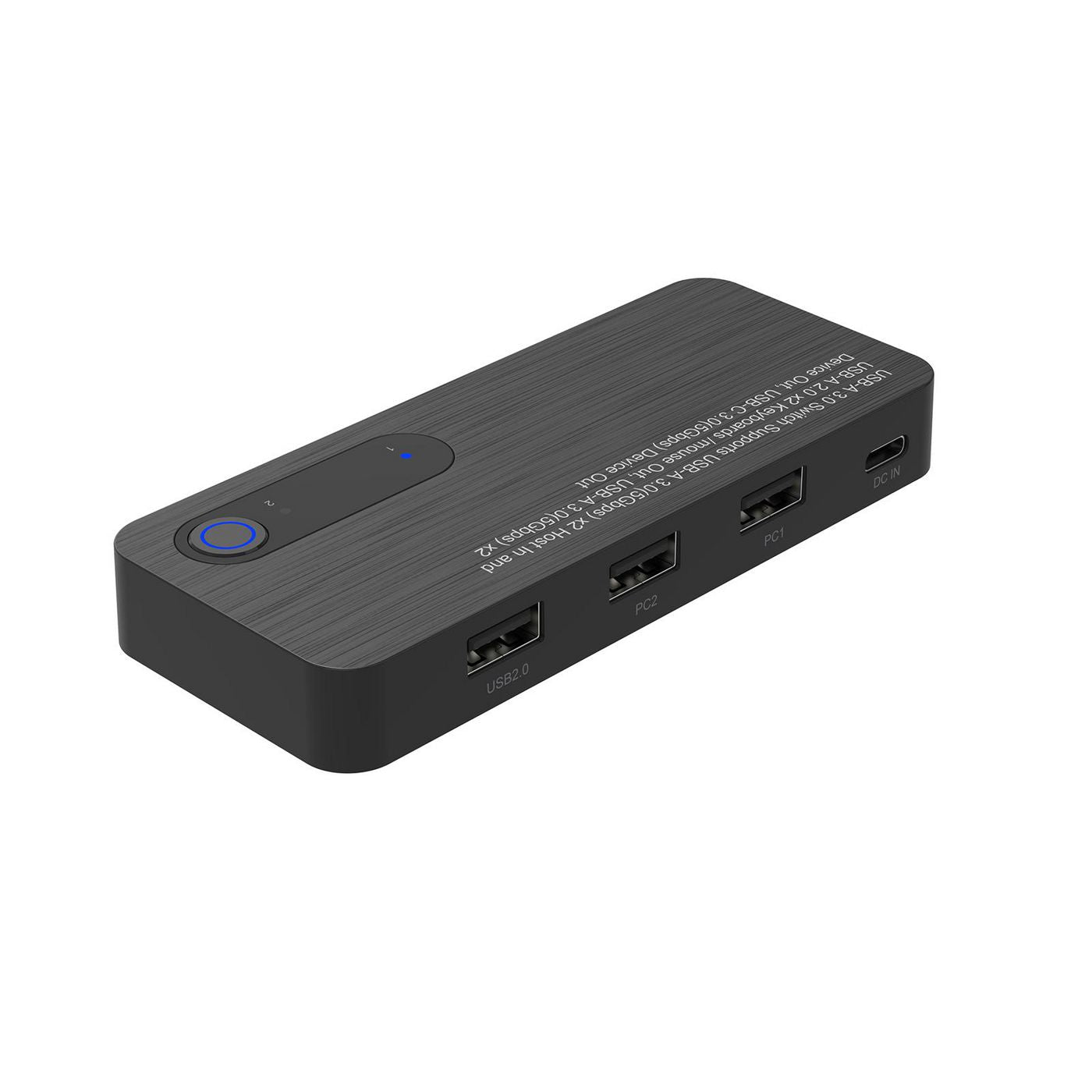 MicroConnect MC-USBKM0205 USB 3.0 KVM Switch – 2x5 Port Sharing