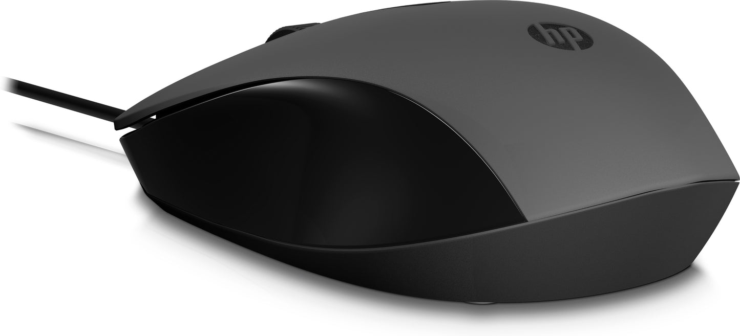 HP 240J6AA Wired Optical Mouse – Ergonomic USB Design