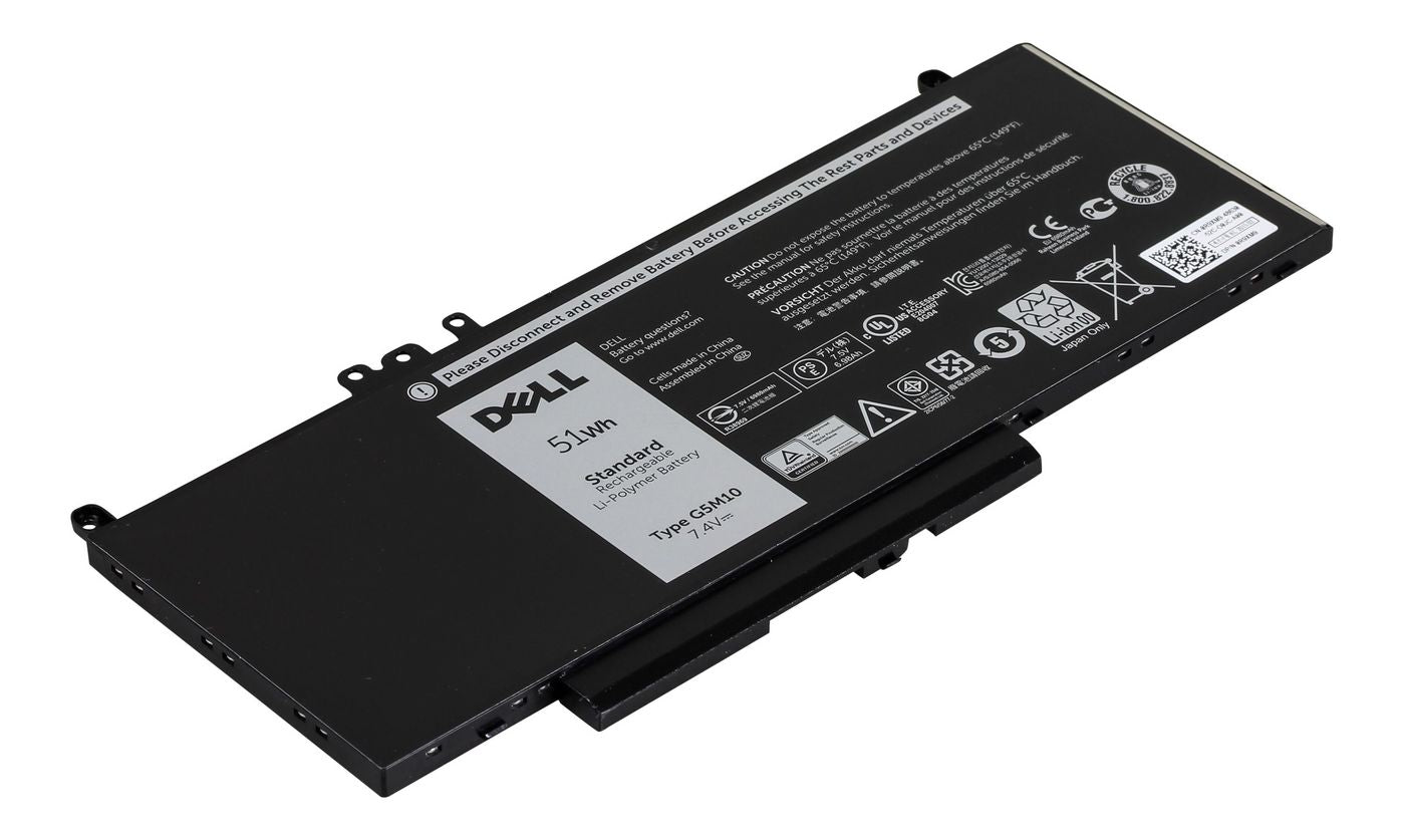 Dell 8V5GX Battery – 51Wh 7.4V 4-Cell Li-Po Black