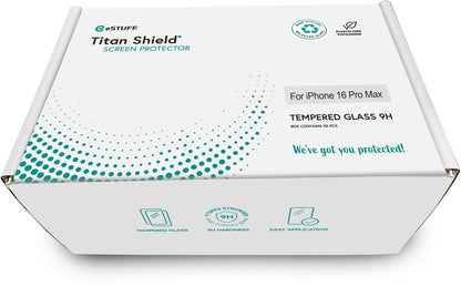 eSTUFF ES501426-50BULK Clear Tempered Glass Screen Protector 9H – 50 Pack