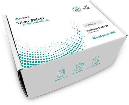 eSTUFF ES501435-50BULK Full Cover Titan Shield Screen Protector 50-Pack