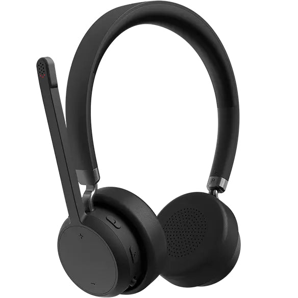 Lenovo 4XD1Q30302 Wireless Headset – Bluetooth, Binaural, Black