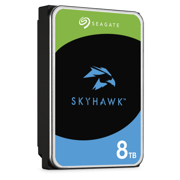 Seagate ST8000VX010 SkyHawk 8TB 3.5" HDD – SATA III 256MB Surveillance