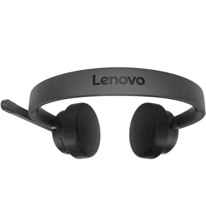 Lenovo 4XD1Q30302 Wireless Headset – Bluetooth, Binaural, Black