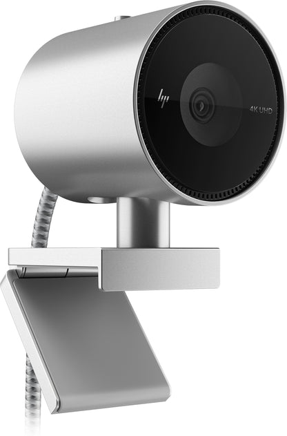 HP 4C9Q2AA#ABB 950 4K Webcam – Ultra HD, USB 3.2, Auto Focus, Black/Silver