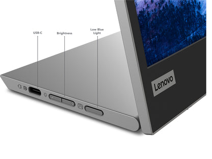 Lenovo 66E4UAC1WL L15 15.6" Full HD IPS LED Monitor – USB-C, Flicker-Free, 3 Year Warranty
