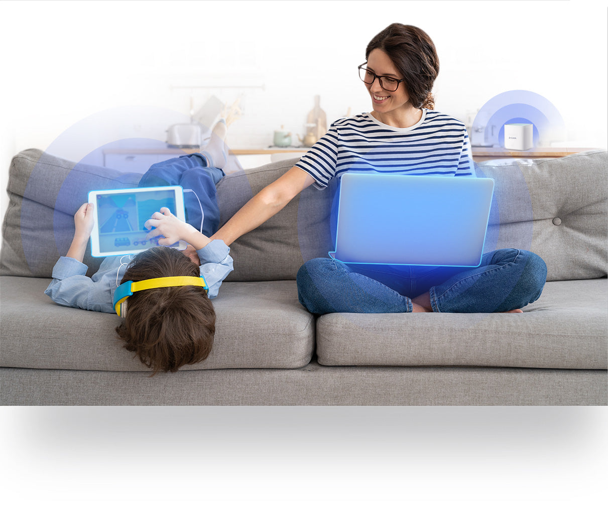 D-Link M15-3 Mesh System AX1500 Wi-Fi 6E Dual-Band 3-Pack 500m² Coverage