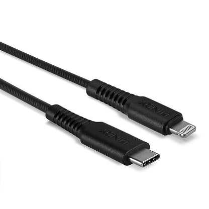 Lindy 31285 USB C to Lightning Cable – 0.5m Reinforced for Apple Devices