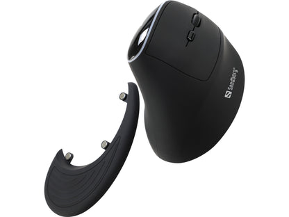 Sandberg 630-13 Wireless Vertical Mouse Pro – Ergonomic RF Optical 1600 DPI