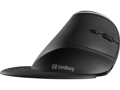 Sandberg 630-13 Wireless Vertical Mouse Pro – Ergonomic RF Optical 1600 DPI