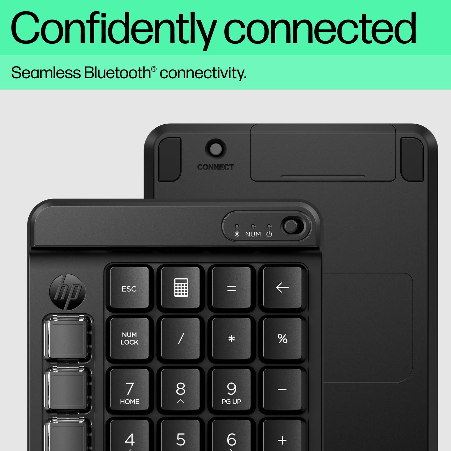 HP 7N7C3AA#ABB Programmable Wireless Keypad – Mechanical, Bluetooth, Black