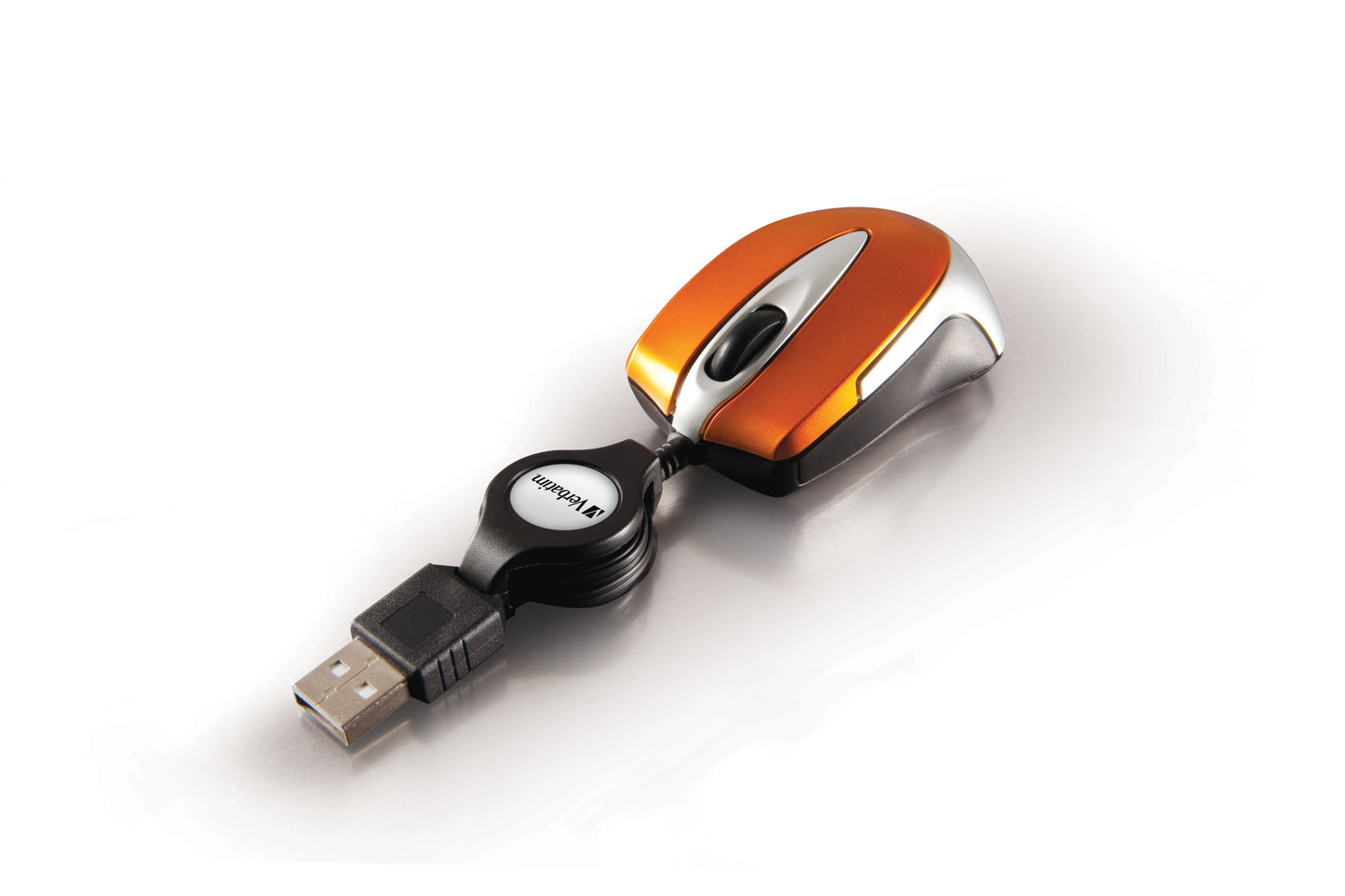 Verbatim 49023 Go Mini Mouse USB Type-A Optical 1000 DPI Orange