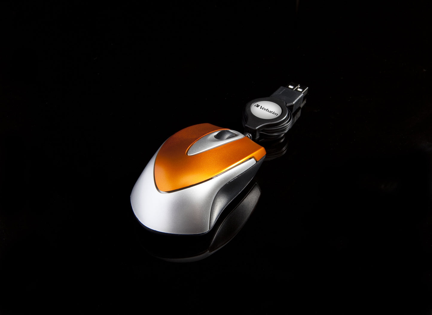 Verbatim 49023 Go Mini Mouse USB Type-A Optical 1000 DPI Orange