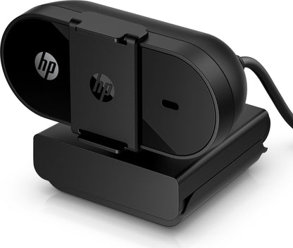 HP 53X27AA 325 FHD Webcam – 5MP USB Full HD 1080p Clip/Stand Black