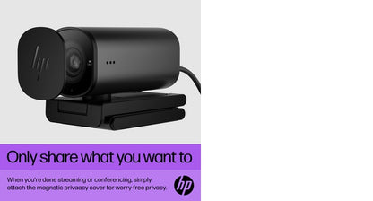 HP 53X27AA 325 FHD Webcam – 5MP USB Full HD 1080p Clip/Stand Black
