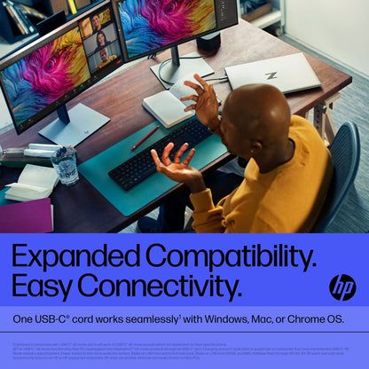 HP 4J0A2AA Thunderbolt Dock 120W G4 – Thunderbolt 4 Docking Station, 100W Power