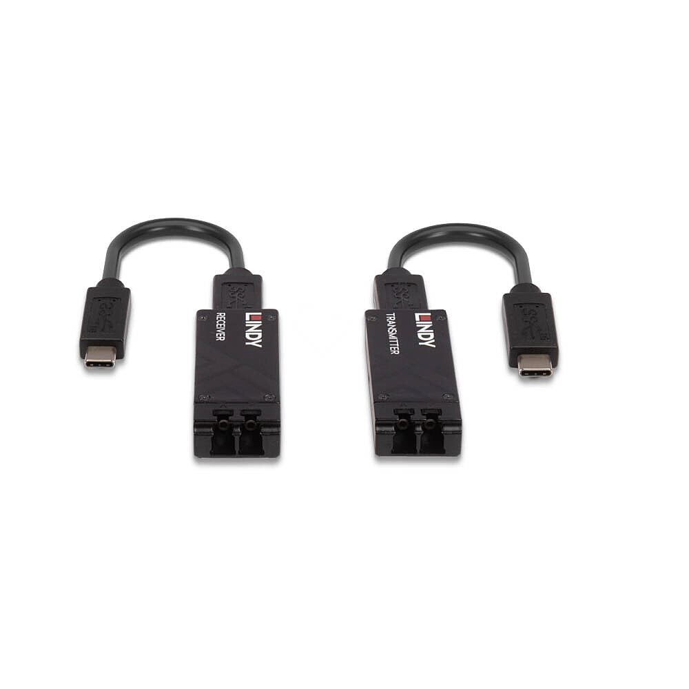 Lindy 43312 100m Fibre Optic USB 3.2 Type C Extender – 10Gbps