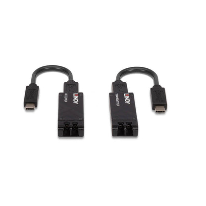 Lindy 43312 100m Fibre Optic USB 3.2 Type C Extender – 10Gbps