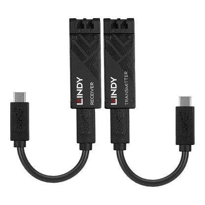 Lindy 43312 100m Fibre Optic USB 3.2 Type C Extender – 10Gbps