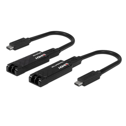 Lindy 43312 100m Fibre Optic USB 3.2 Type C Extender – 10Gbps
