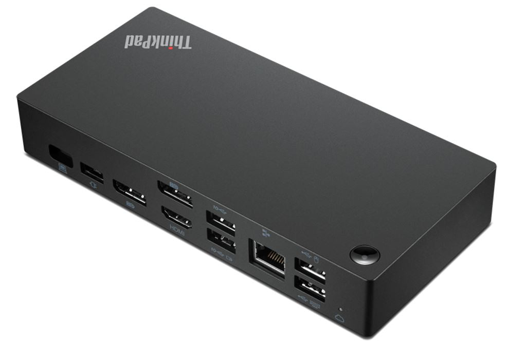 Lenovo 40B20135IT Dock – Wired USB 3.2 Gen 1 Type-A/Type-C, 96W Power Delivery, Black