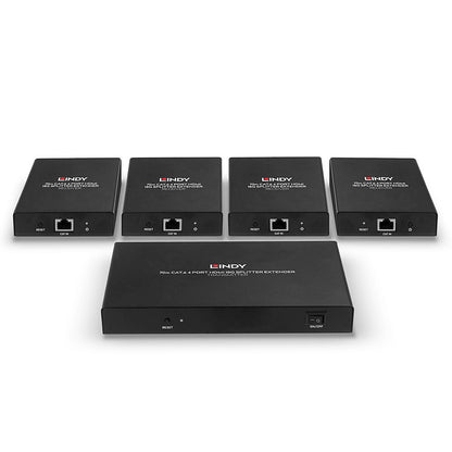 Lindy 38262 70m Cat.6 4 Port HDMI 4K60 Splitter Extender AV Transmitter