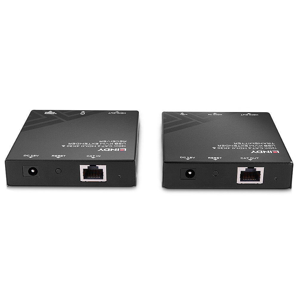 Lindy 39381 KVM Extender – 120m Cat.6 HDMI USB Transmitter & Receiver