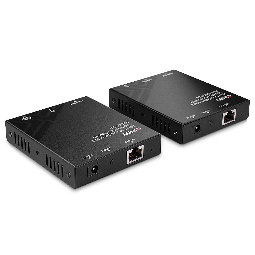 Lindy 39381 KVM Extender – 120m Cat.6 HDMI USB Transmitter & Receiver