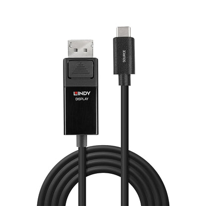 Lindy 43341 1m USB Type-C to DisplayPort 8K60 Adapter Cable – CE, RoHS Certified