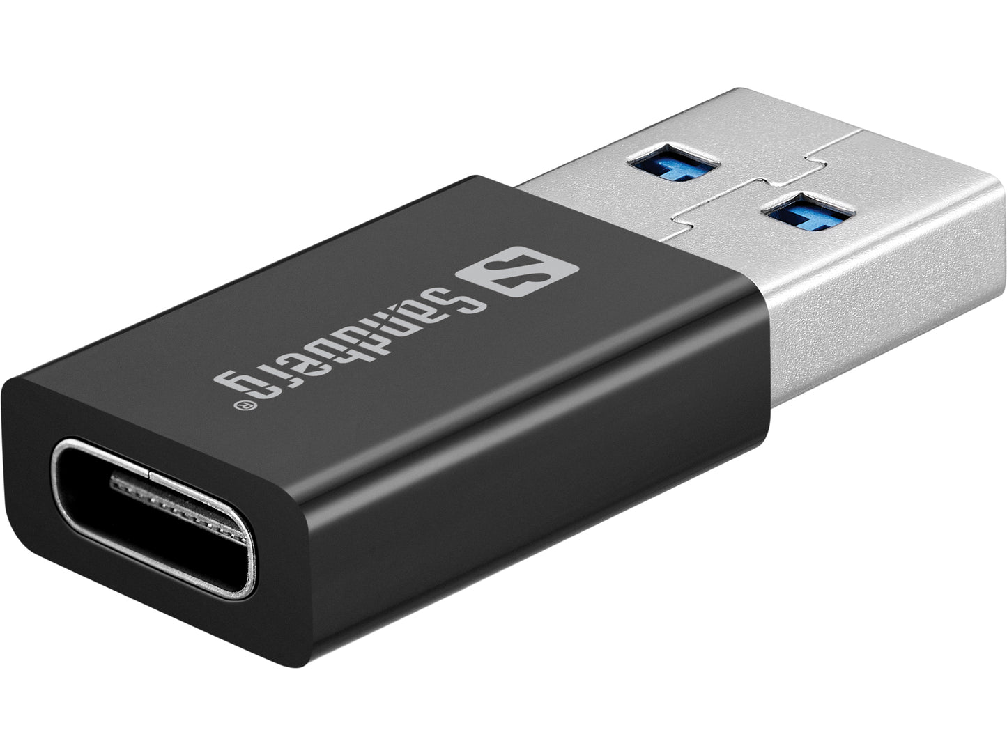 Sandberg 136-62 Optical Disc Drive – USB-C/A DVD Super Multi DL, Black