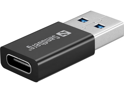 Sandberg 136-62 Optical Disc Drive – USB-C/A DVD Super Multi DL, Black