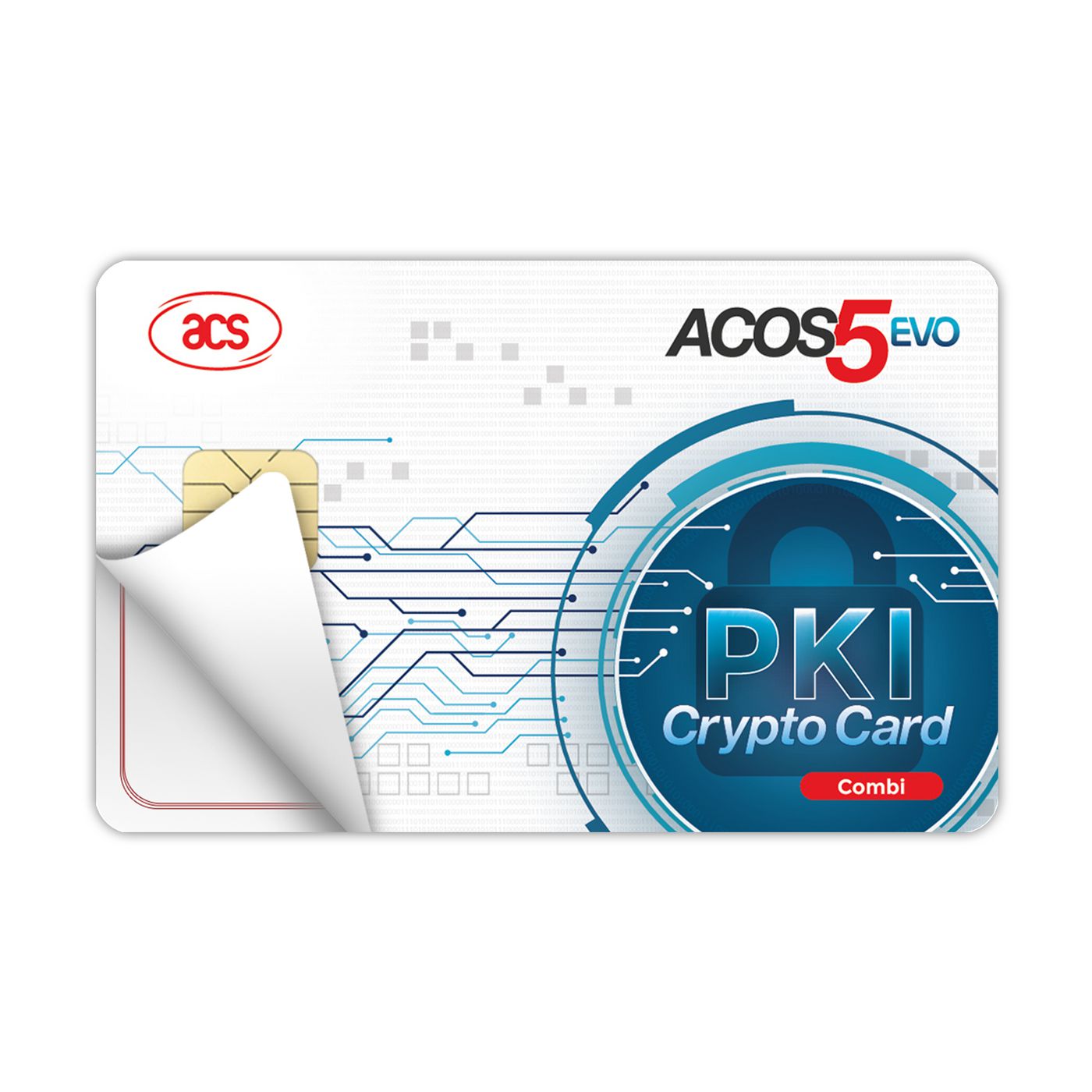 ACS ACOS5-K1K Smart Card – Secure PKI Combi Card, 1 Year Warranty