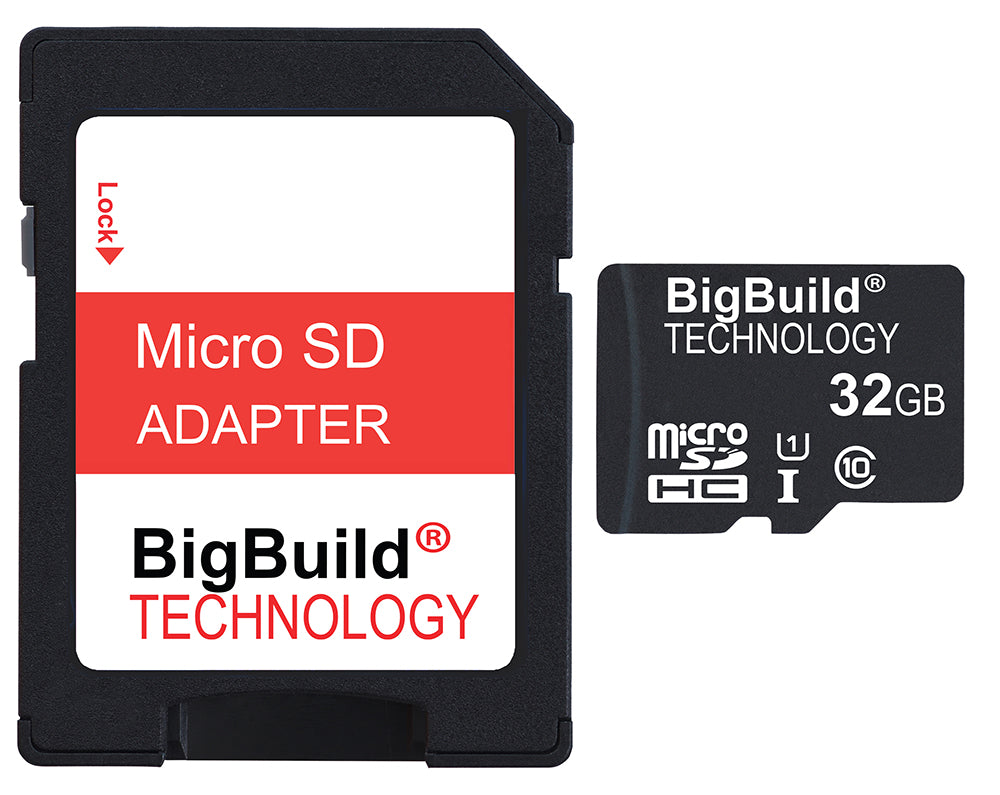 BigBuild Technology 32GB Ulta Fast 80MB/s Micro SDHC Memory Card, Perfect for Smartphones