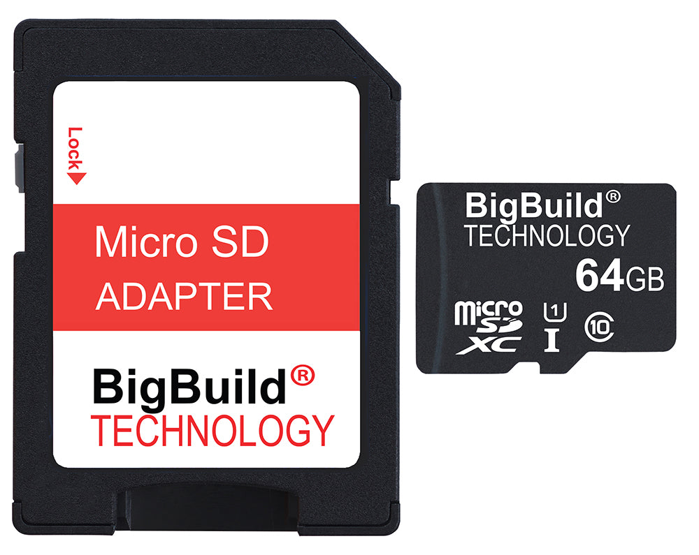BigBuild Technology 64GB Ulta Fast 80MB/s Micro SDXC Memory Card, Perfect for Smartphones
