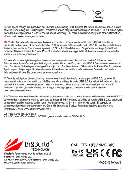 BigBuild Technology 64GB Ulta Fast 80MB/s Micro SDXC Memory Card, Perfect for Smartphones