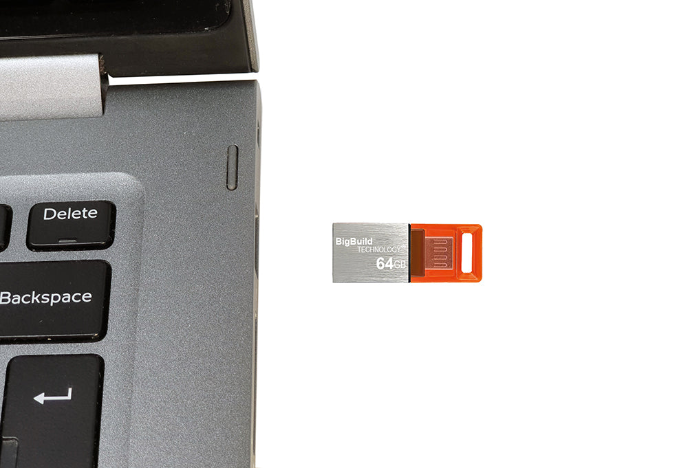 BigBuild Technology 64GB Silver Dual Drive Micro B OTG USB Memory Stick, USB Drive