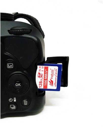 BigBuild Technology 128GB Ulta Fast 100MB/s U3 SDXC Memory Card