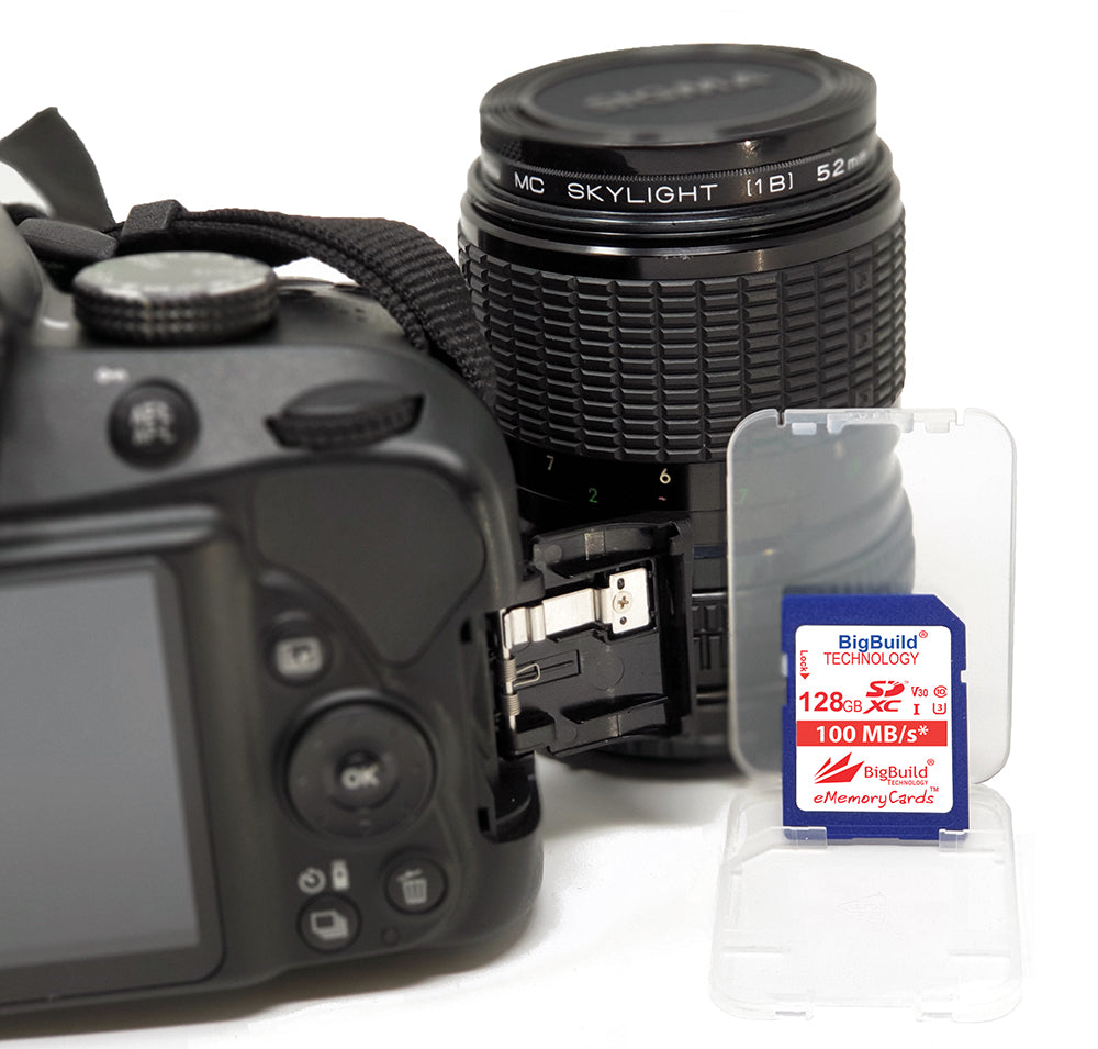 BigBuild Technology 128GB Ulta Fast 100MB/s U3 SDXC Memory Card