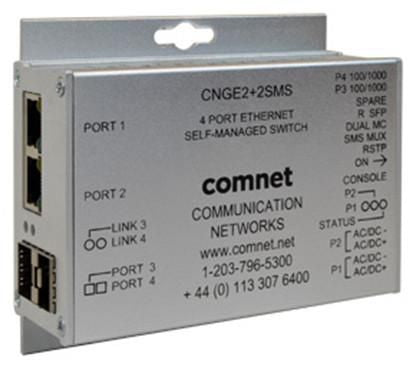 ComNet CNGE2+2SMSPOEHO Network Media Converter – Intelligent Self-Managed Ring
