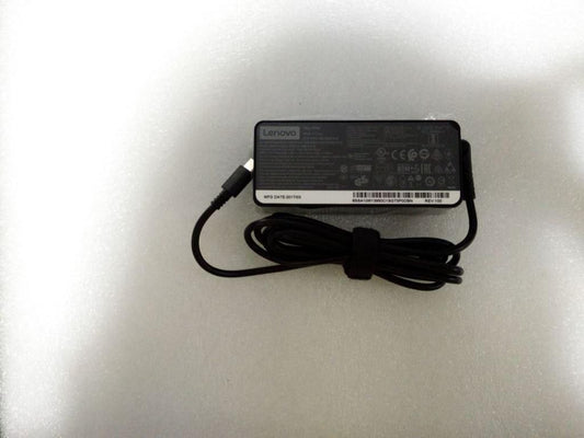 Lenovo FRU01FR026 65W Type-C Power Adapter – Black Indoor Charger for Home and Office