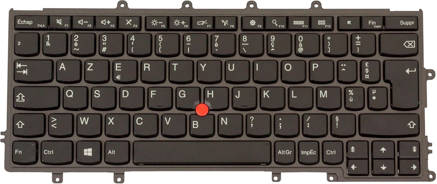 Lenovo FRU04Y0911 Keyboard – French Layout Black Integrated