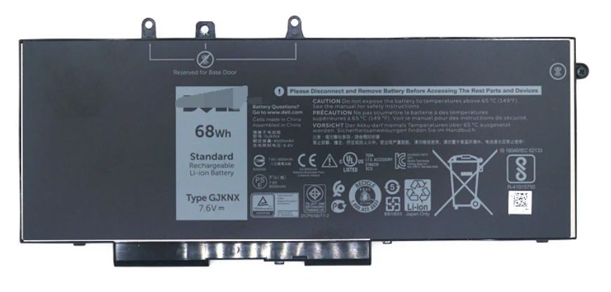 Dell GD1JP Battery – 68Wh 4-Cell Lithium-Ion Replacement