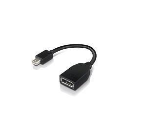 Lenovo Mini DisplayPort to DisplayPort Cable – Black, Lightweight, 1 Pack