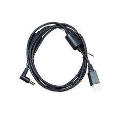 Zebra DC Cable – Angled Male to Straight Female, Black, CBL-DC-451A1-01