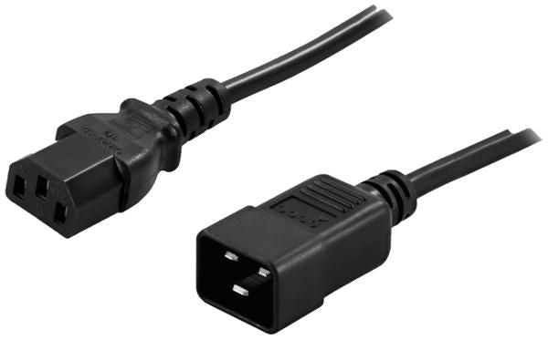 PowerWalker 91010041 C13 to C20 Power Cable 1.8m 10A Black