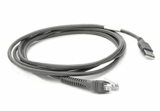 Zebra USB Cable 2.1m Straight – Shielded, Black, Male to Male