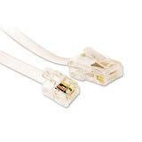 MicroConnect MPK453 Telephone Cable 3m White RJ11 to RJ45 Male Connectors