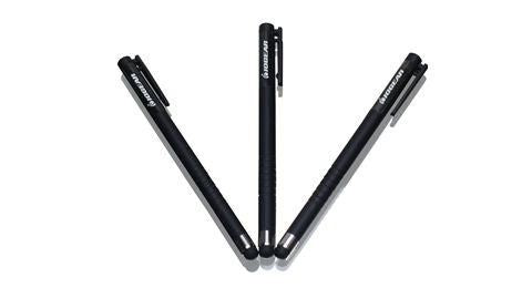 IOGEAR GSTY103 Stylus Pen 3-Pack – Precision Touch Point, Black